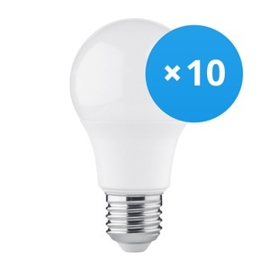 Sans marque, Mehrfachpackung 10x LED Glühbirne E27 Birne Matt 4.9W 470lm - 830 | Ersatz für 40W, Mehrfachpackung 10x LED Glühbirne E27 Birne Matt 4.9W 470lm - 830 | Ersatz für 40W