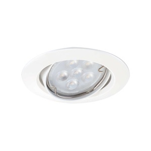 Philips, Philips LED Strahler Zadora RS049B 5W 2700K 40D Weiß inkl. GU10 LEDspot | Ersetzt 50W, Philips LED-Spot Zadora RS049B Weiß 5W 355lm 36D - 827 Extra Warmweiß | Ausschnitt 75mm - inkl. GU10 LED spot