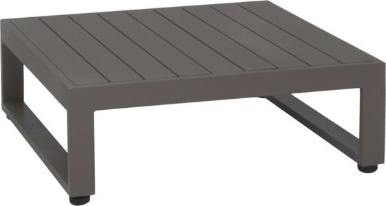Stern, Stern Lounge-Hocker/Beistelltisch Arturo 80X80 cm Aluminium Taupe, 