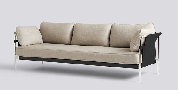 Hay, Hay Can 3 Seater Ruskin 05 with Black Outer Canvas, 
