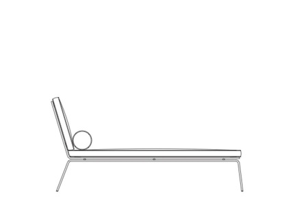 Norr11, Norr11 Man Chaise Longue Velvet, 