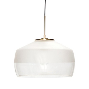 Hübsch, Huebsch Lampe, Glas, Klar/Frost/Messing, 