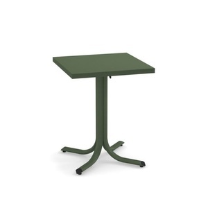 Emu, EMU Tisch Mit Abnehmbarer Platte Und Eckiger Tischkante 60X60, 