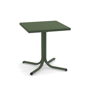 Emu, EMU Tisch Mit Abnehmbarer Platte Und Eckiger Tischkante 70X70, 