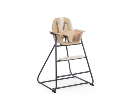 Childhome, Childhome Ironwood Baby Hochstuhl Natur + Grau, 
