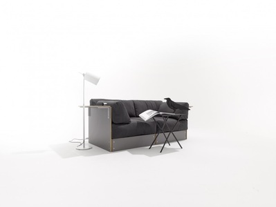 Müller Möbelwerkstätten, Müller Möbelwerkstätten Sofabank No. 1 Anthrazit, 