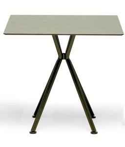 Fischer Möbel, Fischer Möbel Lodge/Nizza Bistrotisch Gestell Aluminium Pulverbeschichtet Anthrazit, 