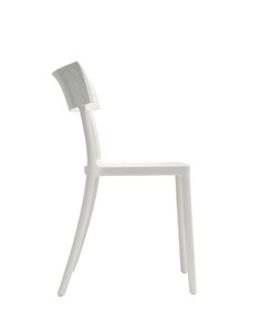 KARTELL, Kartell Catwalk Stuhl rosa, Stapelbarer Stuhl Generic Catwalk plastikmaterial rosa / Polykarbonat - Kartell rosa en plastikmaterial