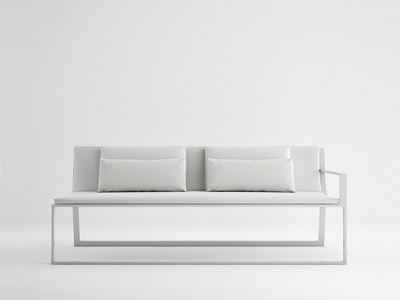 Gan Gandia Blasco, Gandia Blasco Modul Sofa 1 Blau, 
