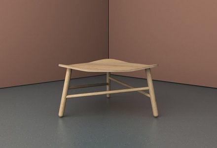 Mr. North, Mr. North Feuille Coffee Table, 