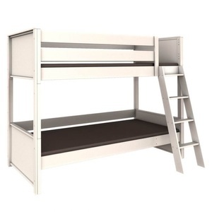 DE BREUYN, De Breuyn Etagenbett KASVA Buche Massiv Weiss-Lackiert, 