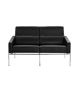 Fritz Hansen, Fritz Hansen Serie 3300™ 3302 Sofa 2-Sitzer Leder, 