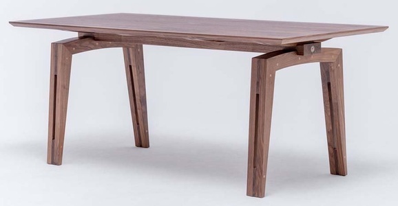 ST Furniture, ST Furniture Tamazo Tisch aus Holz Rechteckiger Esstisch aus Holz, 