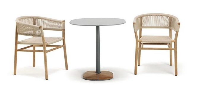 Ethimo, Ethimo Enjoy Dining Table 70x70 h 75, 