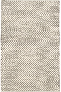Dash and Albert, Dash and Albert Arlington Grey/Ivory Indoor/Outdoor Pet Rug, 