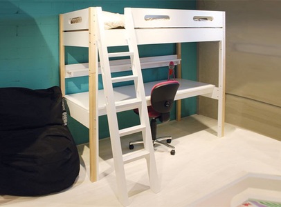 Bopita, Bopita Fjord Komplettset Hochbett XL mit Leiter, 