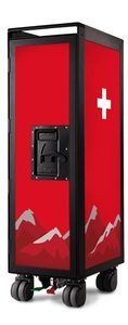 Bordbar, Bordbar Black Edition New Swiss Cross Red, 