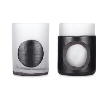 Tom Dixon, Tom Dixon Carved Stem Vase Set Of 2, 