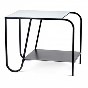Serax, Serax Beistelltisch Schwarz/Hell Blau Vintage 45X31 H37, 