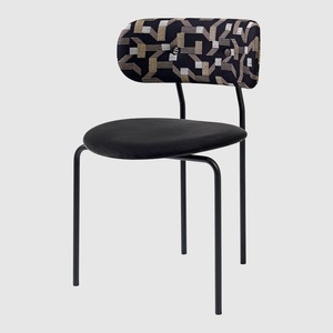 GUBI, Gubi Coco Dining Chair in Dedar Pachisi & Velluto, 