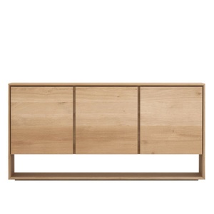 Ethnicraft, Ethnicraft Oak Nordic Sideboard with 3 Doors, 