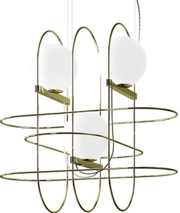 FontanaArte, Fontana Arte SETAREH LED-Pendelleuchte, 3-Kugeln, 