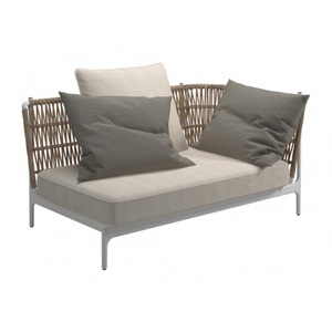 Gloster, Gloster Grand Weave Lounge Endmodul rechts 155 cm, 