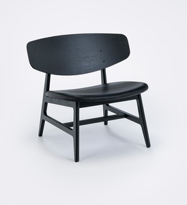 Houe, Houe Siko Lounge Chair Solid Black Stained Frame, 