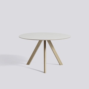 Hay CPH 20 Round Table Solid Oak Soaped Ø120 X H74