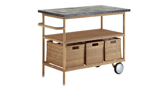 Cane-line, Cane-Line Henley BBQ Tisch, Inkl. 3 Schubladen, 