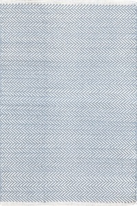 Dash and Albert, Dash and Albert Herringbone Swedish Blue, 