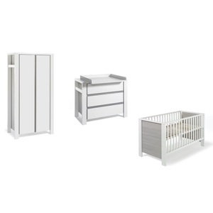 Schardt, Schardt Kinderzimmer - Milano Pinie - Holzdekor Pinie Silber / MDF Weiß, 