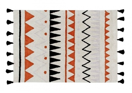 Lorena Canals, Lorena Canals Azteca Natural - Terracota 140 cm x 200 cm, 