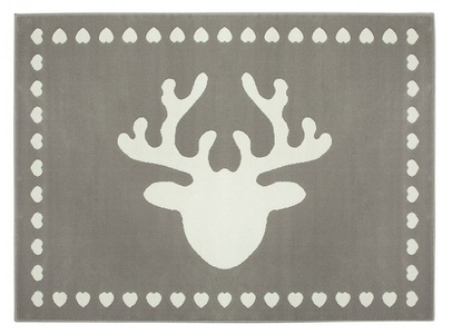 Lorena Canals, Lorena Canals Reindeer Grey 140 x 200 cm, 