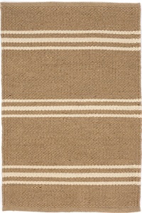 Dash and Albert, Dash and Albert Lexington Ivory/Camel Indoor/Outdoor Pet Rug, 