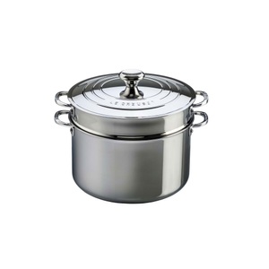 Le Creuset, Le Creuset 3-ply PLUS Pastatopf mit Einsatz 26 cm, 