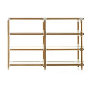 Magis, Magis Steelwood Shelving System modulares Regalsystem, 2 Ablagen, 