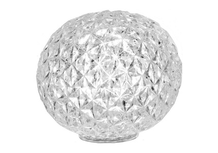 KARTELL, Kartell Planet - LED-Tischleuchte, transparent, Tischleuchte Planet LED plastikmaterial transparent / LED - H 28 cm - Kartell transparent en plastikmaterial