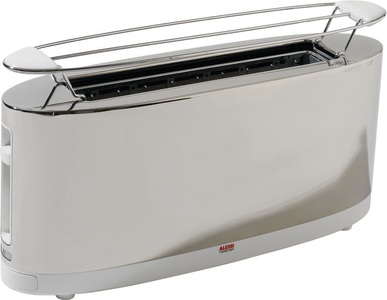 ALESSI, Alessi SG68 Toaster mit Brötchenaufsatz, Toaster metall - Alessi metall en metall