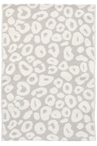 Dash and Albert, Dash and Albert Spot Pearl Grey Woven Cotton Rug, 