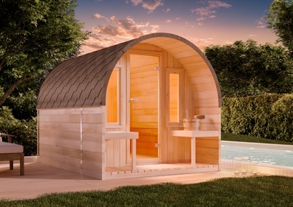 FinnTherm, FinnTherm Fasssauna ScandiPod Premium, FinnTherm Fasssauna ScandiPod Premium