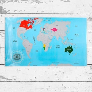 Acquista online la mappa del mondo da grattare, Confronto prezzi