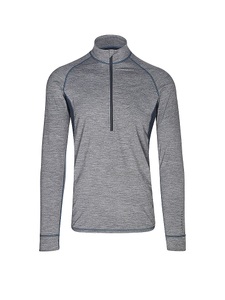 MEY Herren Unterzieh Zipshirt PRFRMNC+ grau | L