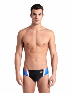 ARENA, Arena Herren Swim Slips Arena Herren Swim Slips M Threefold Brief R, Schwarz, ideal für Wassersport, Schwarz, Arena Threefold Brief R Swim Slip Herren Schwarz, Grösse: D 5
