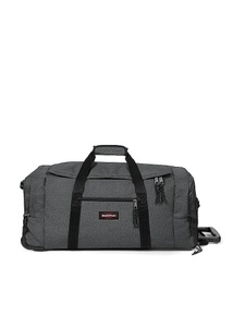 EASTPAK, Eastpak Leatherface + - Reisekoffer Black Denim L (104 L), Leatherface L+ Trolley Reisetasche in Black Denim