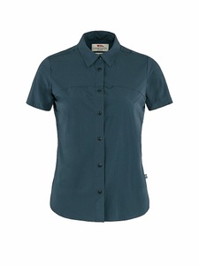 FJALLRAVEN, Fjällräven Damen High Coast Lite Bluse (Größe XS, Blau), Fjällräven Damen High Coast Lite Bluse