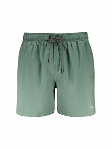 Puma, Puma - Badeshort, für Herren, Grün Bedruckt, Größe L, PUMA Herren Badeshort grau | L
