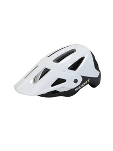 Scott, Scott Stego Plus Fahrradhelm, Scott Stego Plus (CE) - MTB-Helm White Gloss / Black L (59 - 61 cm)