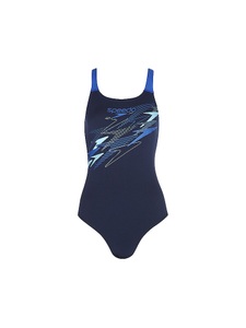 SPEEDO, SPEEDO Damen Badeanzug Medley Logo dunkelblau | 44