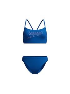SPEEDO, SPEEDO Damen Bikini Endurance Logo blau | 38